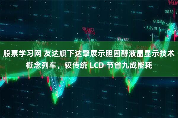 股票学习网 友达旗下达擎展示胆固醇液晶显示技术概念列车，较传统 LCD 节省九成能耗